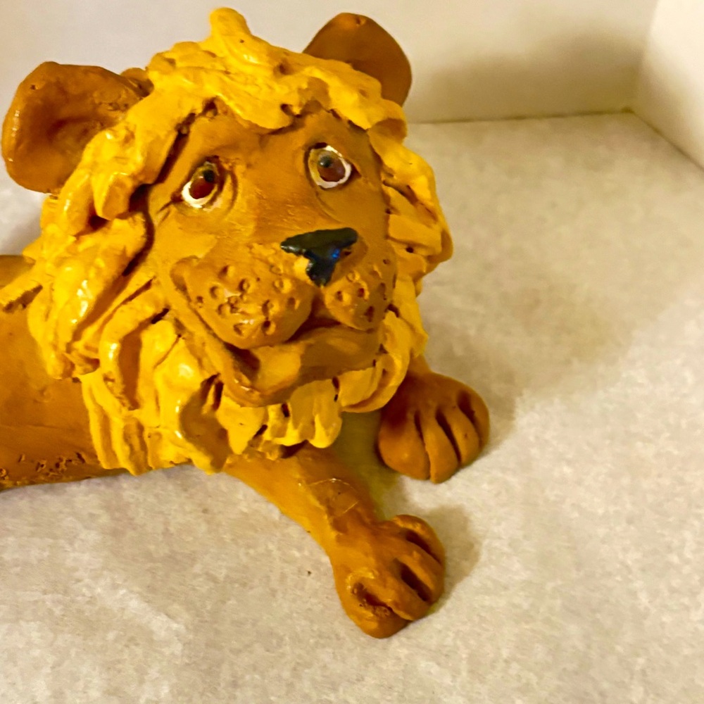 Vintage signed Dave Grossman Designs Silly Lazy Lion 1973 - Picture 4 of 8